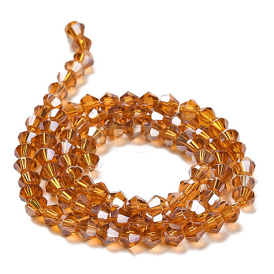 Transparent Electroplate Glass Beads Strands LS-EGLA-A039-T4mm-B28-1