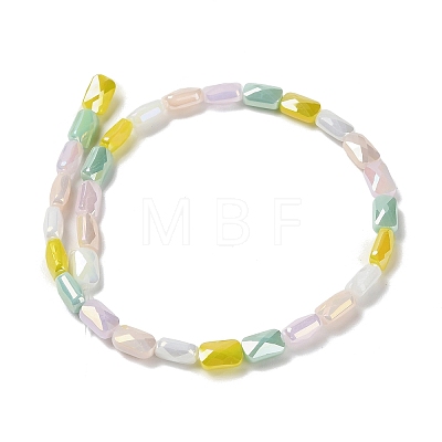 Electroplate Glass Beads Strands EGLA-P065-02A-02-1