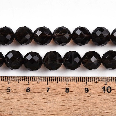 Natural Smoky Quartz Beads Strands G-S345-10mm-19-1