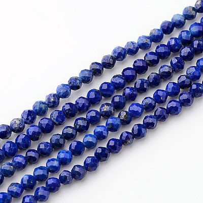 Natural Lapis Lazuli Beads Strands X-G-K127-03F-3mm-1