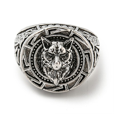Alloy Wolf Finger Rings PW23022244392-1