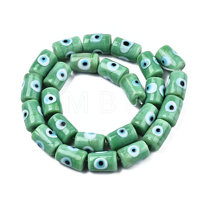 Handmade Evil Eye Lampwork Beads LAMP-N029-013F-1