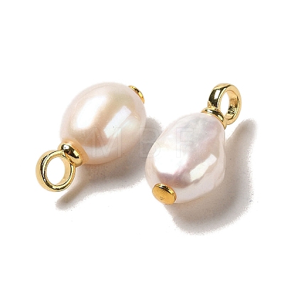 Natural Pearl Pendants FIND-C046-14G-1