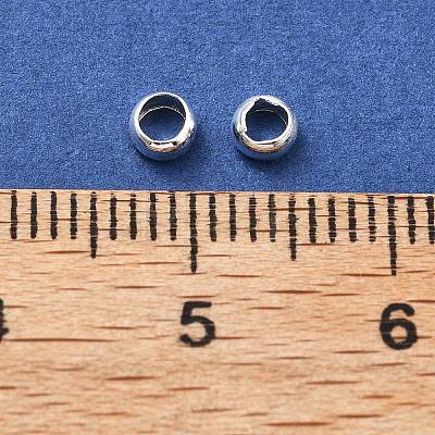 Brass Crimp Beads KK-S509-02S-1