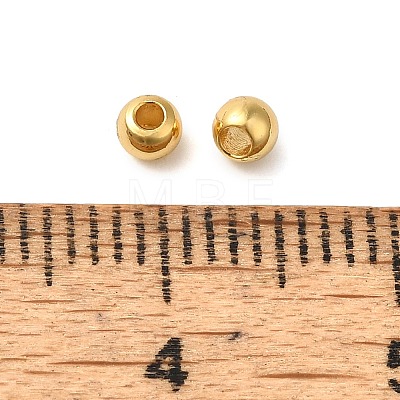 Brass Beads KK-Z062-01G-03-1