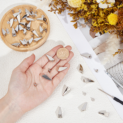 30Bags Alloy Decorative Rivets FIND-GF0009-69B-P-1