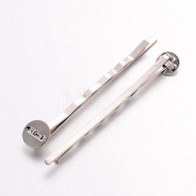 Iron Hair Bobby Pin Findings X-IFIN-F086-01-1