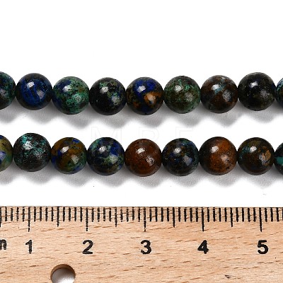 Natural Azurite Beads Strands G-P568-A02-01-1