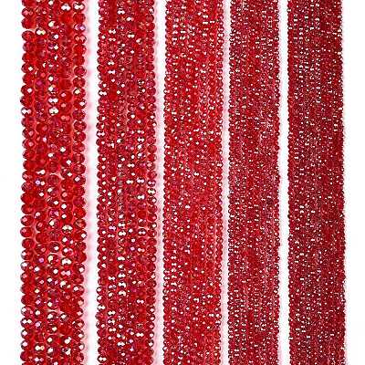 Electroplate Glass Beads Strands LS-EGLA-A044-T4mm-B01-1