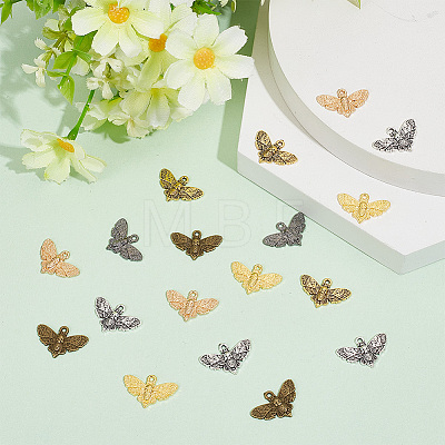 GOMAKERER 60Pcs 6 Colors Alloy Pendant FIND-GO0001-19-1