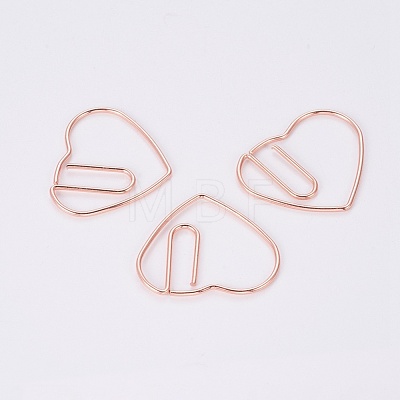 Iron Paper Clips AJEW-WH0096-96RG-1