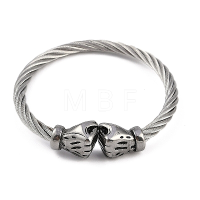 304 Stainless Steel Bangles for Women STAS-M023-19A-1