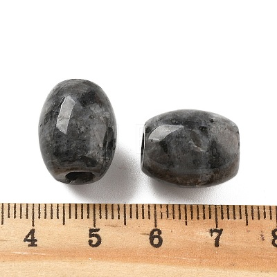 Natural Larvikite European Beads G-F580-A11-01-1