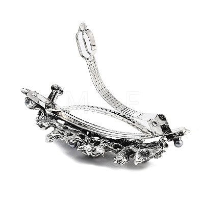 Flower Alloy Rhinestone Hair Barrettes LS-PHAR-S604-01AS-04-1