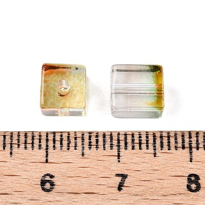 Baking Paint Transparent Glass Beads DGLA-N005-01A-01-1