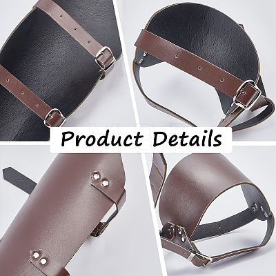 Imitation Leather Boot Cover AJEW-WH20003-14A-1