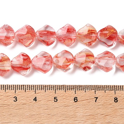 Inner Flower Handmade Lampwork Beads Strands LA-CBA3F7A-02D-1