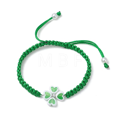 Plastic Beads Link Bracelets BJEW-JB13092-1