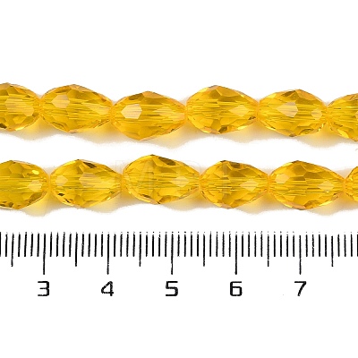 Transparent Glass Beads Strands EGLA-N013-T10mm-D04-1