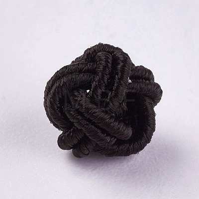 Polyester Weave Beads WOVE-K001-A13-1