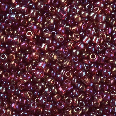 Round Glass Seed Beads SEED-A007-3mm-165B-1