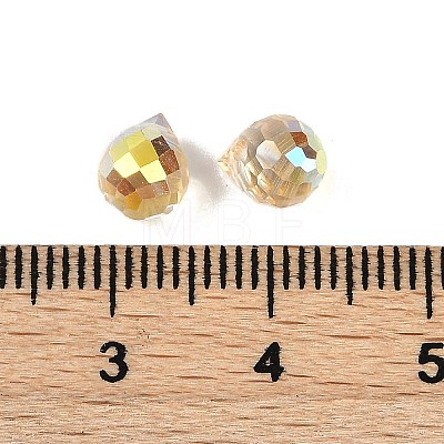 Electroplate Glass Beads EGLA-C008-01A-HP03-1