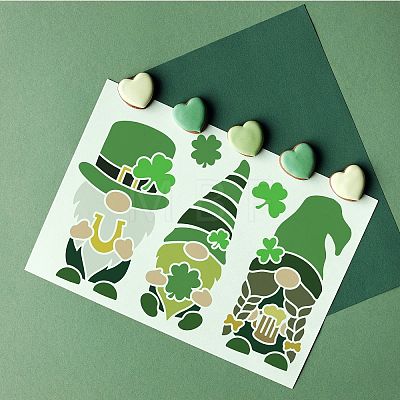 Large Plastic Reusable Drawing Painting Stencils Templates DIY-WH0202-489-1