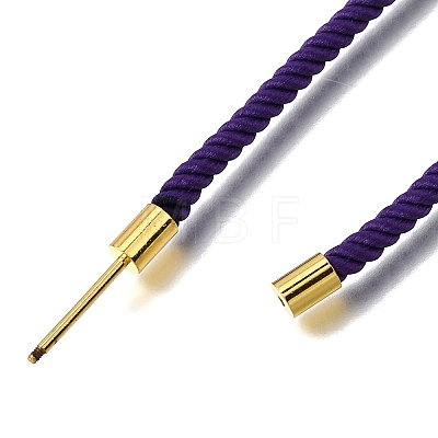 3MM Round Nylon Milan Cord Necklaces Making NJEW-H091-01G-23-1