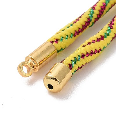 Nylon Cord Silder Bracelets MAK-C003-03G-03-1