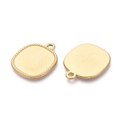 304 Stainless Steel Pendant Cabochon Settings STAS-N108-70G-1