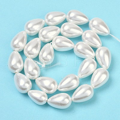 Electroplate Shell Pearl Beads Strands BSHE-O019-05-1