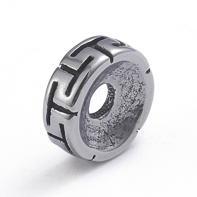 Retro 304 Stainless Steel Spacer Beads X-STAS-L243-040AS-1