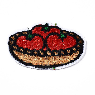 Computerized Embroidery Cloth Iron On/Sew On Patches AJEW-T005-04-1