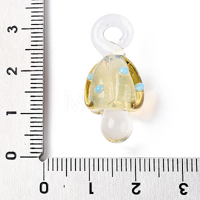 Handmade Lampwork Pendants LAMP-T021-23G-1