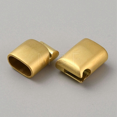 316 Stainless Steel Magnetic Clasps with Glue-in Ends STAS-WH0036-23MG-1