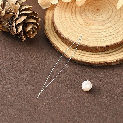 Stainless Steel Collapsible Big Eye Beading Needles YW-ES001Y-45MM-1