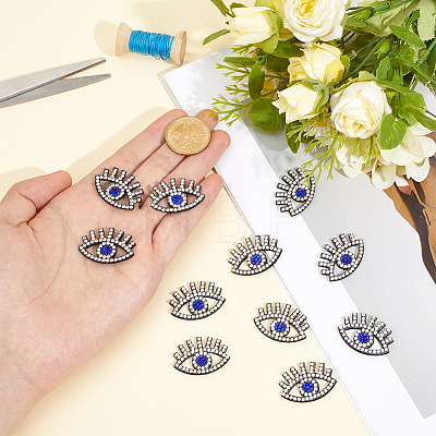 50Pcs Evil Eye Felt Sew on Patches DIY-GF0014-23-1