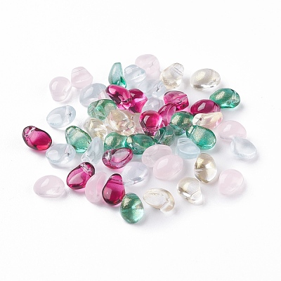 Glass Top Drilled Beads MRMJ-Q087-008-1