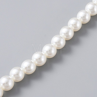 ABS Pearl Beaded Bag Strap PURS-WH0001-26A-G-1