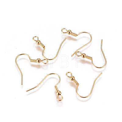 PVD Vacuum Plating 304 Stainless Steel Earring Hooks LS-STAS-I120-27-G-1
