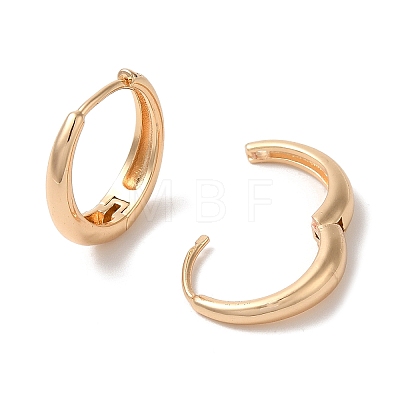 Plain Brass Hoop Earrings EJEW-M238-45KCG-1