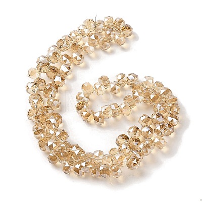 Pearl Luster Plated Electroplate Beads Strands EGLA-H104-09A-PL01-1