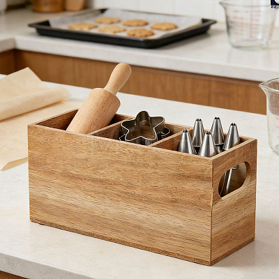 Wood Storage Box AJEW-CN0008-04-1