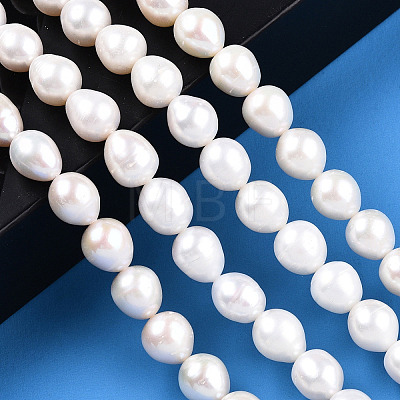 Natural Cultured Freshwater Pearl Beads Strands PEAR-N012-09D-1