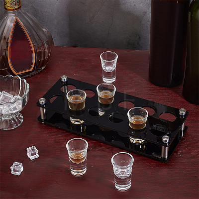 12-Hole Acrylic Beer Cup Holder ODIS-WH0099-10B-01-1