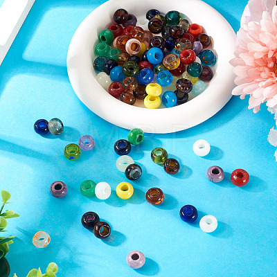 100Pcs Handmade Lampwork Beads LAMP-TA0001-63-1