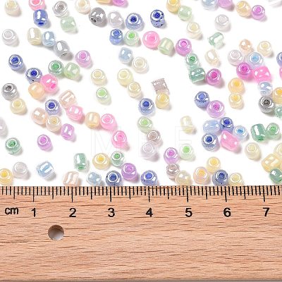 Opaque Colours Luster Glass Seed Beads SEED-A030-11C-1