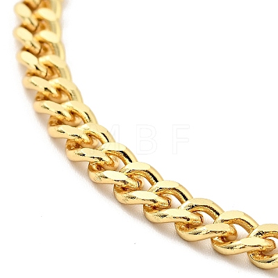 Brass Cable Chains Slider Bracelet for Women BJEW-G643-01G-1