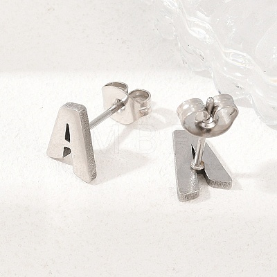 304 Stainless Steel Stud Earrings SA-T001-03P-1