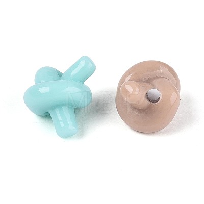 Opaque Acrylic Beads SACR-T035-27M-1